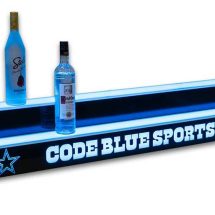 115" 2 Tier Liquor Display - Code Blue Sports Lounge - Dallas Cowboys Theme 115" 2 Tier Liquor Display - Code Blue Sports Lounge - Dallas Cowboys Theme
