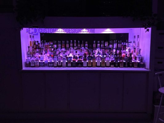 2 Step 84" Home Bar Display