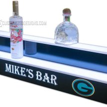 2 Step Display w/ Denver Broncos & Green Bay Packers Logo 2 Step Display w/ Denver Broncos & Green Bay Packers Logo