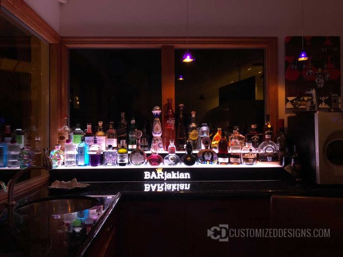 2 Tier Lighted Liquor Risers 2 Tier Lighted Liquor Risers