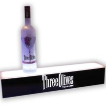 1 Tier Bottle Glorifier w/ Three Olives Vodka Logo 1 Tier Bottle Glorifier w/ Three Olives Vodka Logo