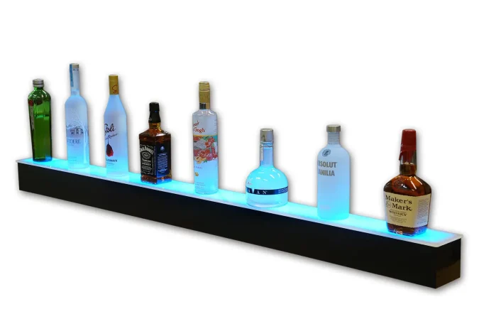 1 Step LED Lighted Liquor Shelves