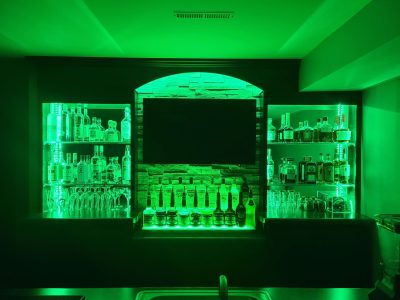 Low Profile Liquor Shelves