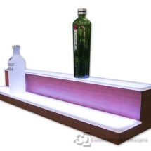 2 Tier Low Profile Liquor Bottle Shelves 2 Tier Low Profile Liquor Bottle Shelves