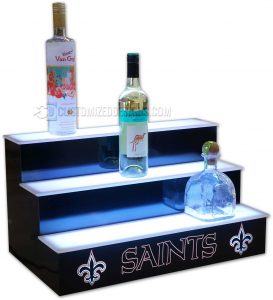 New Orleans Saints Home Bar Display