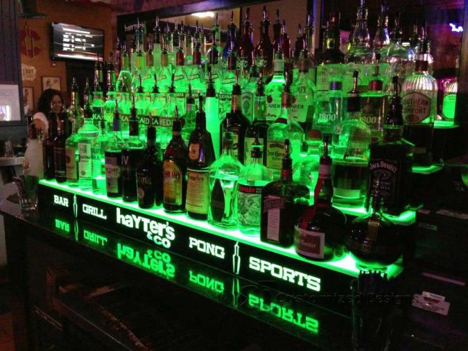 4 Tier Commercial Back Bar Shelving 4 Tier Commercial Back Bar Shelving