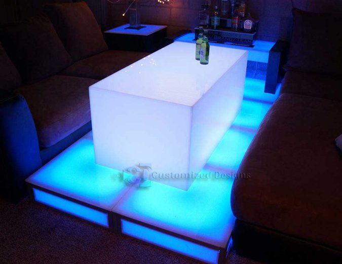 Lumen LED Lighted Nightclub Table Lumen LED Lighted Nightclub Table