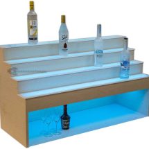 Raised Liquor Displays w/ Storage Raised Liquor Displays w/ Storage
