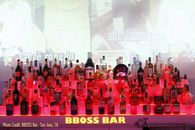 5 Tier Lighted Liquor Display 5 Tier Lighted Liquor Display