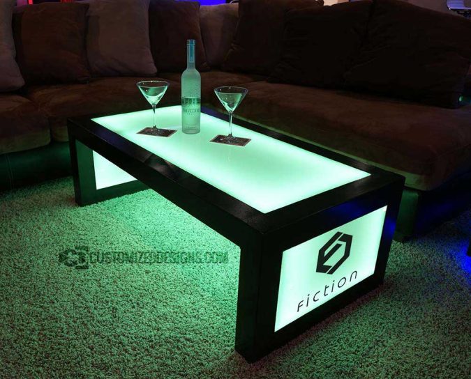 Carbon Series LED Coffee Table