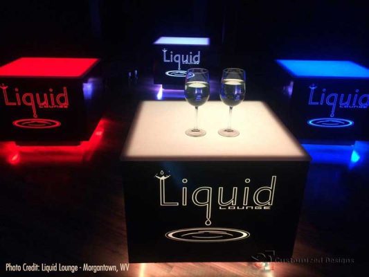 20x20 LED Side Table