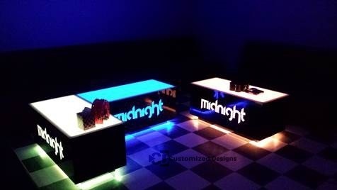 Cubix VIP Nightclub and Lounge Tables