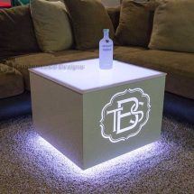 Cubix LED Illuminated Bar Table 4