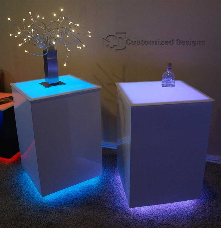 Cubix LED Illuminated Bar Table 5