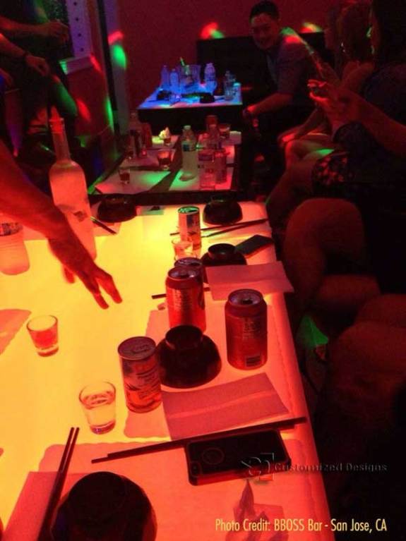 Lighted Nightclub and Lounge Table Lighted Nightclub and Lounge Table