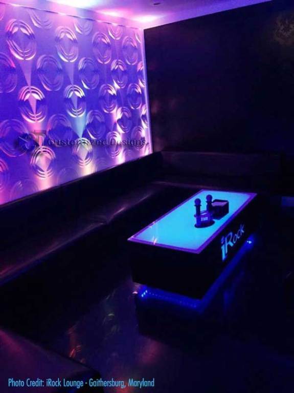 Cubix 48x24 Lighted Table Cubix 48x24 Lighted Table