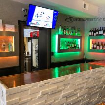 Wall Display Shelving with Stainless Steel Finish Wall Display Shelving with Stainless Steel Finish