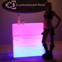 LED Lighted Dance Floor Platform & Portable Bar