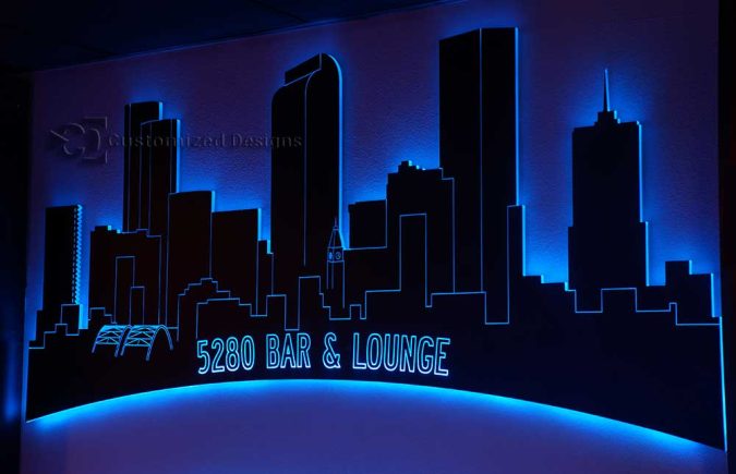Denver LED Lighted Skyline