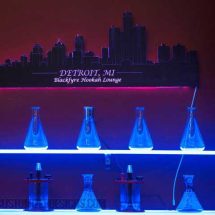 Detroit LED Lighted Skyline