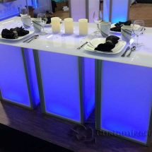 LED Lighted Banquet Table