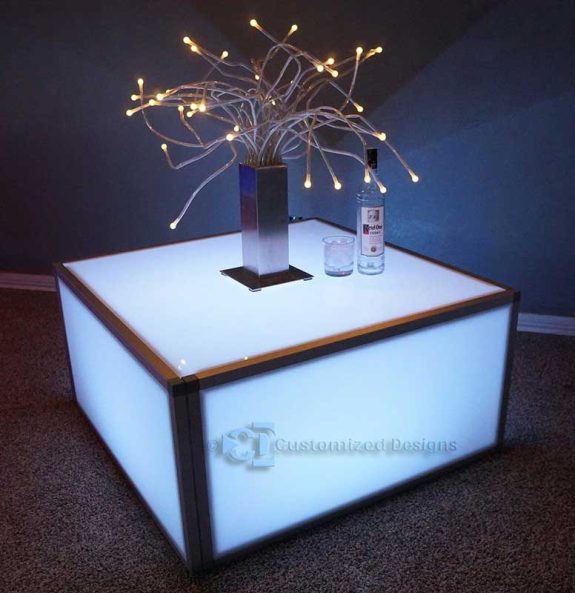 36 x 36 LED Event Lounge Table