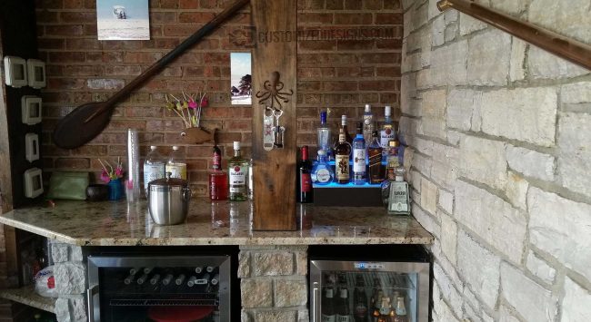 Beach Themed Home Bar