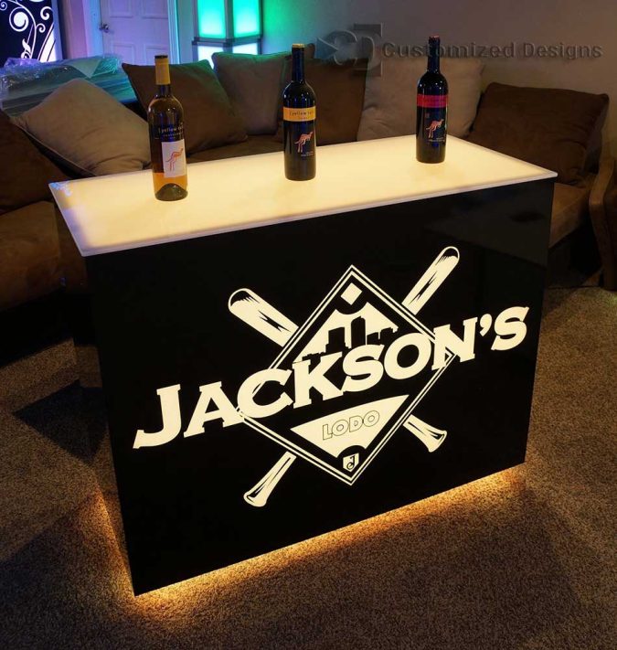 Custom DJ Stand Cubix - 48 x 24 x 42 H