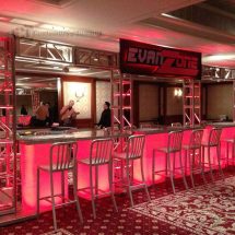 LED Lighted Event Bar