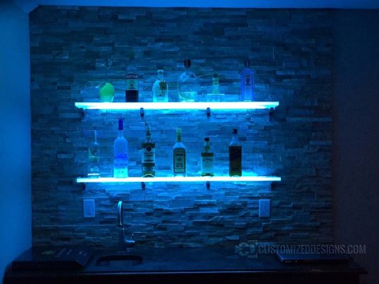 LED Shelving With Lights