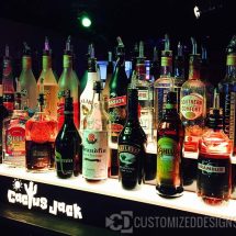 2 Tier Lighted Back Bar Display 2 Tier Lighted Back Bar Display