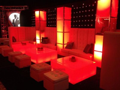 James Bond Themed Event w/ LED Furniture