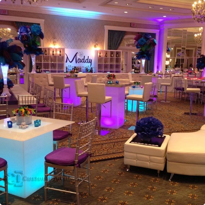 30x30 Lumen LED Table Shown w/ 42" Table Tops 30x30 Lumen LED Table Shown w/ 42" Table Tops