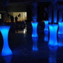 Curve LED Lighted High Boy Tables 7 Curve LED Lighted High Boy Tables 7