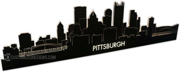Pittsburgh, PA LED Lighted Skyline