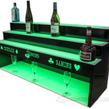 3 Tier 48" Bar Display w/ 10" High Storage 3 Tier 48" Bar Display w/ 10" High Storage
