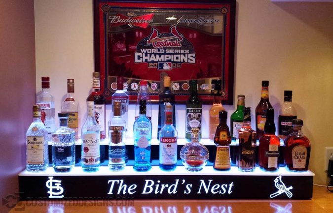 St. Louis Cardinals Themed Home Bar St. Louis Cardinals Themed Home Bar