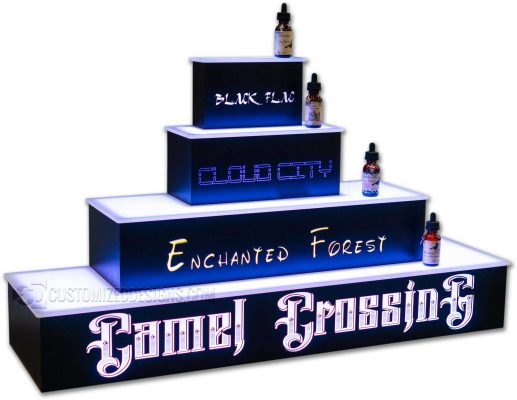 Lighted Vape & Cannabis Display