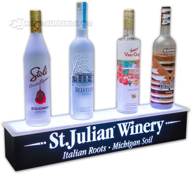 1 Tier Wine Bottle Glorifier w/ Logo 1 Tier Wine Bottle Glorifier w/ Logo