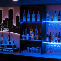 Wall Mounted Denver LED Lighted Skyline Art