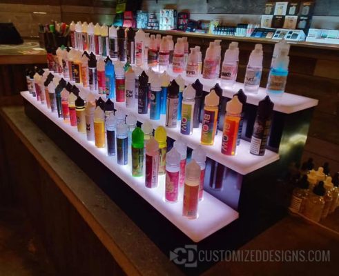 LED Lighted Vape Display