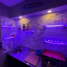 Curved LED Shelving Curved LED Shelving