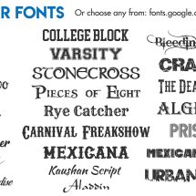 Popular-Fonts-Black-Finish Popular-Fonts-Black-Finish