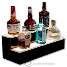 2 Tier Liquor Bottle Display