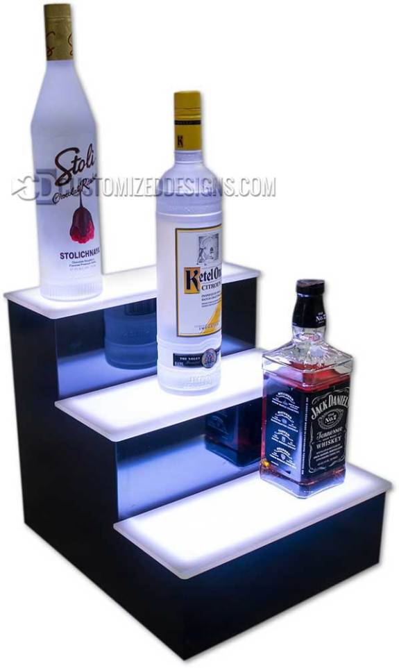 12" 3 Tier Liquor Bottle Display 12" 3 Tier Liquor Bottle Display