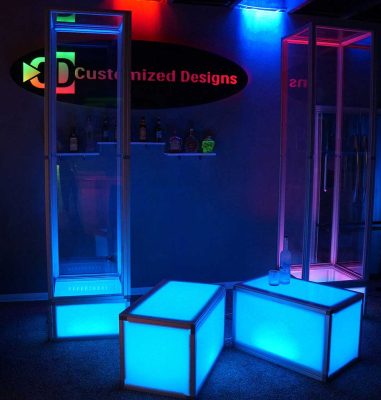 Custom Modular LED Columns