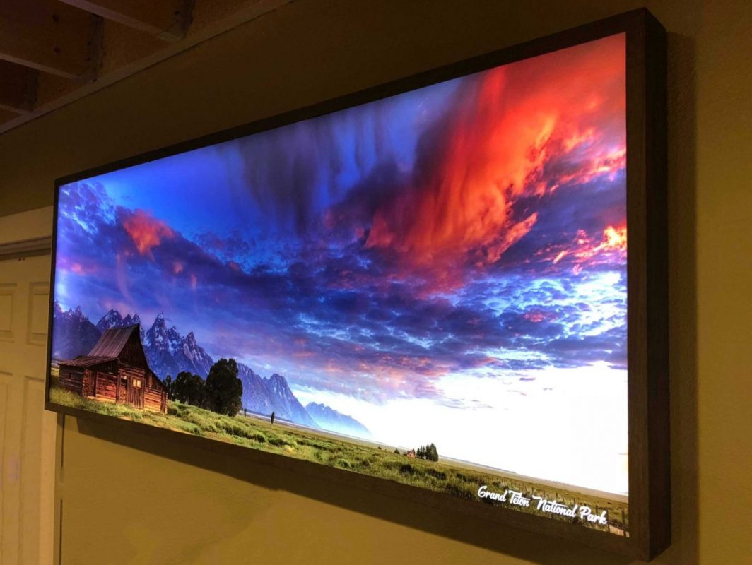 Lighted Landscape Picture