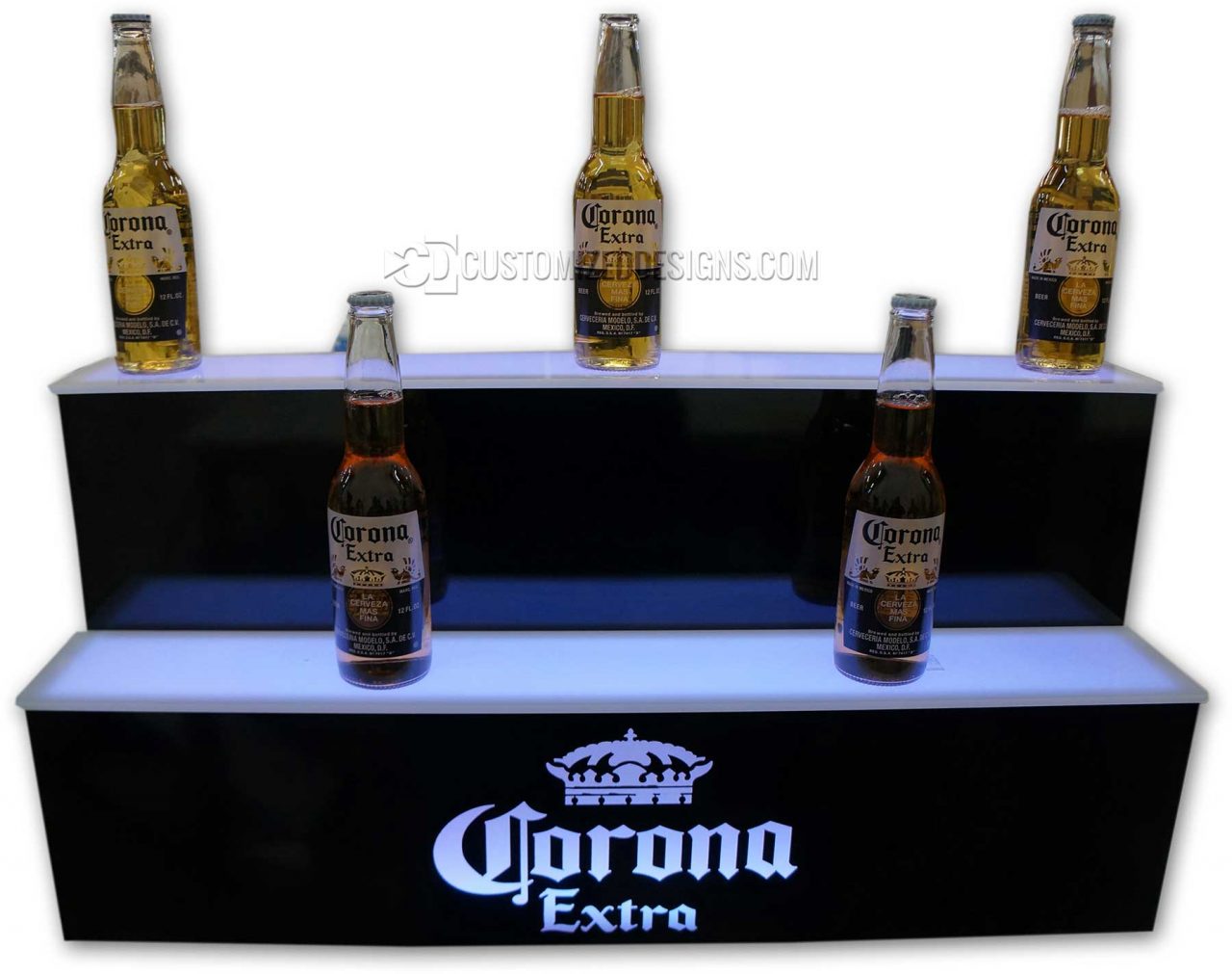 Custom Corona Beer Display w/ Custom Depth Shelving