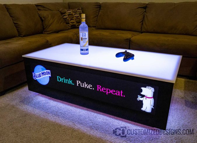 LED Table - 48x24 - Family Guy LED Table - 48x24 - Family Guy