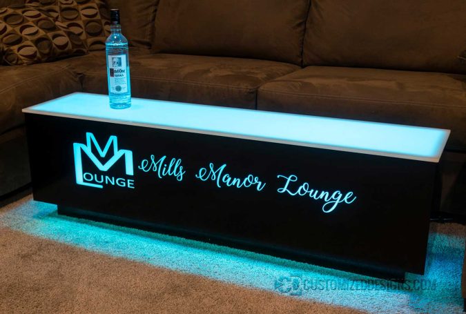 Cubix LED Coffee Table - 52x12x12 Cubix LED Coffee Table - 52x12x12